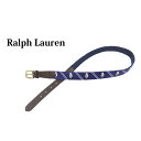ポロ ラルフローレン メンズ ポロベアー リボン レザーベルト POLO Ralph Lauren Polo Bear Leather Belt US (UPS)