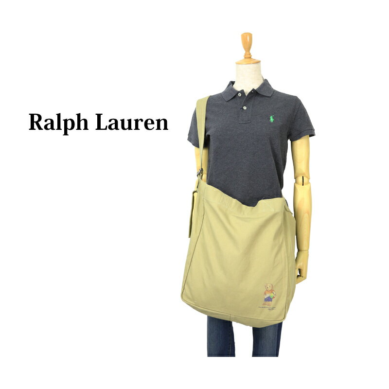 ݥ ե ӥơ ݥ٥ץ åȥ Хå POLO Ralph Lauren Polo Bear Print Cotton Shoulder Bag US