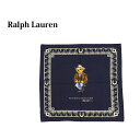 ポロ ラルフローレン ポロベアー バンダナ スカーフ POLO Ralph Lauren Polo Bear Cotton Scarf US