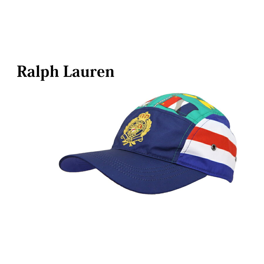 樂天商城 - ポロ ラルフローレン マルチフラッグ プリント 5パネルキャップ (MULTI) Polo Ralph Lauren Multi Flag Print Jet Cap US (UPS)