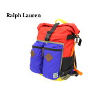 | t[ plؑ [gbv obNpbN bN POLO Ralph Lauren Panelled Rolltop Backpack US