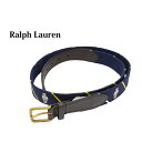 レザーベルト ポロ ラルフローレン メンズ ポロベアー リボン レザーベルト POLO Ralph Lauren Polo Bear Leather Belt US