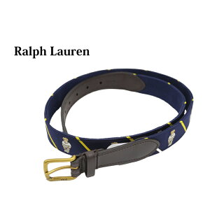ݥ ե  ݥ٥ ܥ 쥶٥ POLO Ralph Lauren Polo Bear Leather Belt US