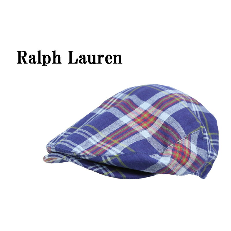 ポロ ラルフローレン コットン マドラス ハンチング キャップ(433) Polo Ralph Lauren Cotton Madras Driving Cap US (UPS)