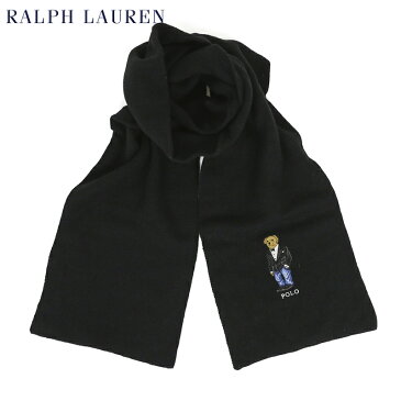 ポロ ラルフローレン ポロベアー刺繍 スカーフ マフラー POLO by Ralph Lauren 
