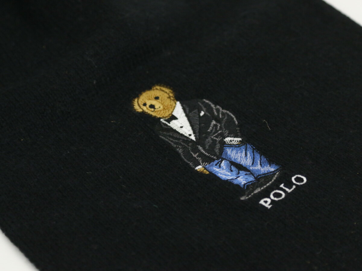 ポロ ラルフローレン ポロベアー刺繍 スカーフ マフラー POLO by Ralph Lauren 