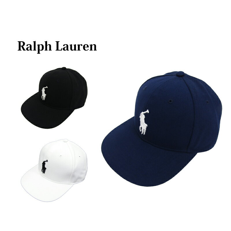 ポロ ラルフローレン キャップ ビッグポニー刺繍 スナップバック ハット Polo by Ralph Lauren Big Pony Baseball Cap US