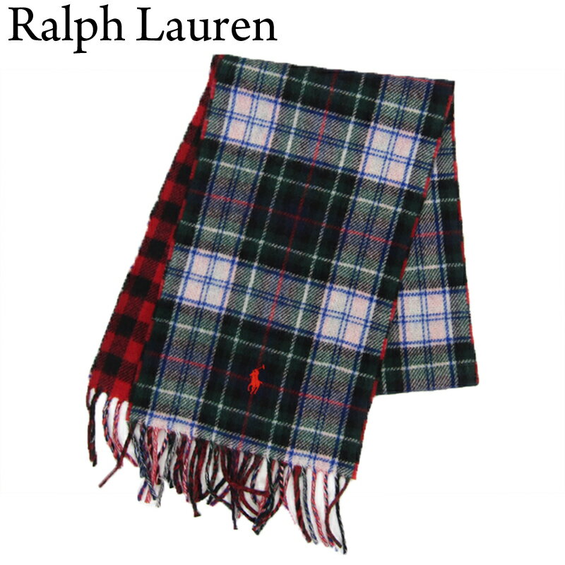 ラルフローレン ポロ ラルフローレン ダブルフェイス ウール混紡 スカーフ マフラー (MODERN DRE) POLO Ralph Lauren Double-Faced Scarf