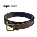 ポロ ラルフローレン メンズ ポロベア リボン レザーベルト POLO Ralph Lauren Polo Bear Leather Belt US (UPS)