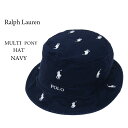 | t[ }`|j[hJ Rbg oPbg nbg Polo by Ralph Lauren Multi Pony Bucket Hat US