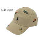 ポロ ラルフローレン マルチ刺繍 キャップ シグネチャーポニーハット (TAN/CAR) POLO Ralph Lauren Multi Embroidery Pony Baseball Cap US (UPS)