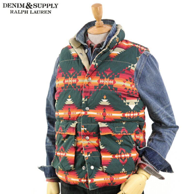 Denim & Supply Ralph Lauren Men’s Reversible Down Vest デニム&サプライ ラルフローレン メンズ ダウンベスト