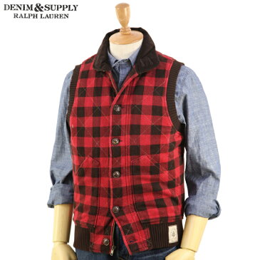 Denim & Supply Ralph Lauren Pile Quilted Vest デニム&サプライ ラルフローレン メンズ キルトベスト