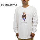 fj&TvC t[ Y |xA[vg TVc Denim & Supply Ralph Lauren Men's Polo Bear Print l/s Crew Shirt US