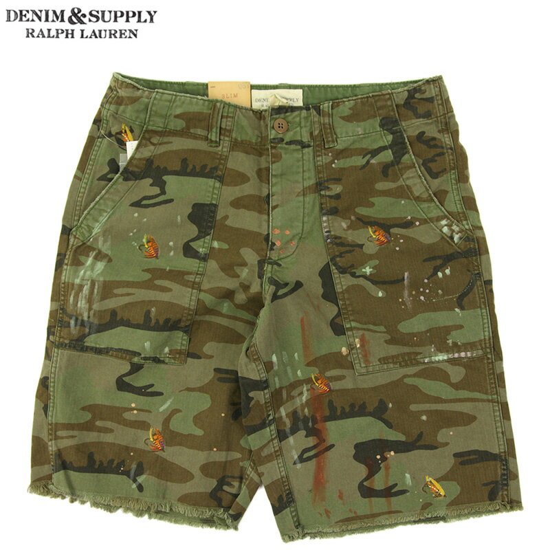 Denim Supply Ralph Lauren Men 039 s Camouflage Cargo Short デニム サプライ ラルフローレン メンズ 迷彩カーゴショーツ