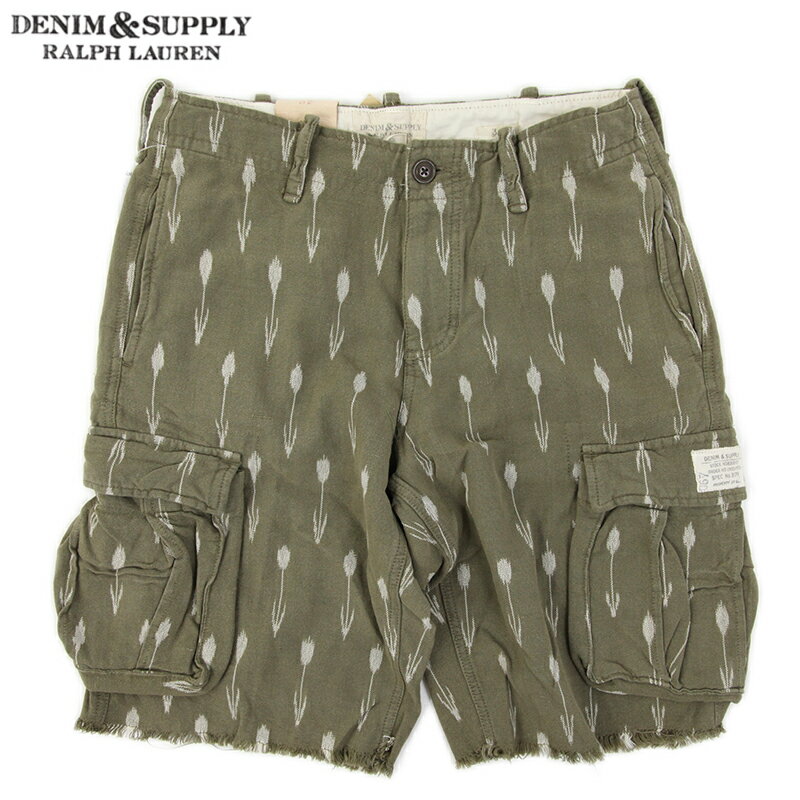 Denim & Supply Ralph Lauren Men's Cut-off Cargo Short デニム&サプライ ラルフローレン メンズ カーゴショーツ