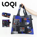 ローキー エコバッグ メール便 送料無料 LOQI ローキー エコバッグ【折り畳み 折りたたみ loqi ショッピングバッグ ショッパー エコバック サブバッグ レジカゴ トート ナイロン レディース メンズ かばん 鞄 大容量 マザーズバッグ 正規品 コンビニサイズ マチ広 ポイント10倍】母の日