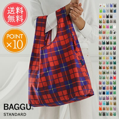 送料無料 エコバッグ BAGGU バグー スタンダード【折りたたみ コンパクト 大容量 可愛い オシャレ 簡単 レジ 丈夫 レディース メンズ ブランド エコバック 折り畳み バグゥ STANDARD ポイント10倍 ナイロン レジカゴ ショッピングバッグ コンビニサイズ マチ広】クリスマス