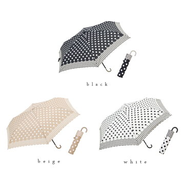 送料無料 because ビコーズ折り畳み傘 Dots&Check Mini ドット&チェックミニ【雨具 かさ 雨傘 折りたたみ 梅雨 レイングッズ アンブレラ 便利 水玉】ハロウィン【福袋対象】umfr
