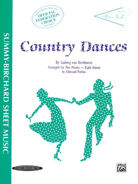 楽譜 【取寄品】【取寄時、納期1週間〜10日】輸入 カントリー・ダンス （2P8H） Country Dances (2P8H) /LUDWIG VAN BEETHOVEN