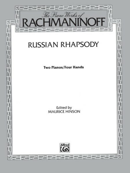 楽譜 【取寄品】【取寄時、納期1週間～10日】輸入 ロシア狂詩曲 （2P4H） （スコア） Russian Rhapsody (2P4H) /Sergei Rachmaninoff【メール便を選択の場合送料無料】