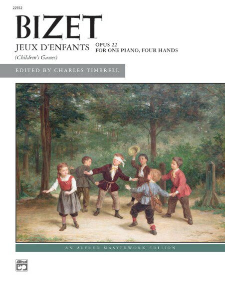 楽譜 【取寄品】【取寄時、納期1週間〜10日】輸入 子供の遊び Op． 22 （1P4H） Jeux d’enfants Opus 22 /Georges Bizet【メール便を選択の場合送料無料】