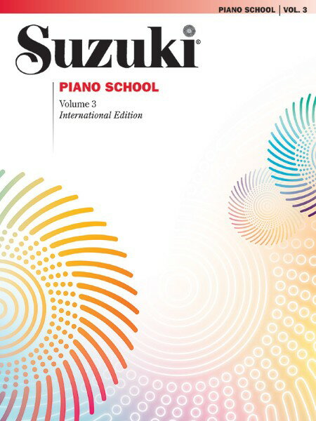 楽譜 【取寄品】【取寄時、納期1週間〜10日】輸入 ピアノ指導曲集 第3巻 Suzuki Piano School Piano Book Volume 3 /Shinichi Suzuki【メール便を選択の場合送料無料】