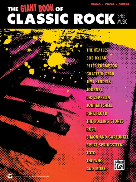 楽譜 輸入 クラシック・ロック大全集 （P／V／G） The Giant Book of Classic Rock Sheet Music