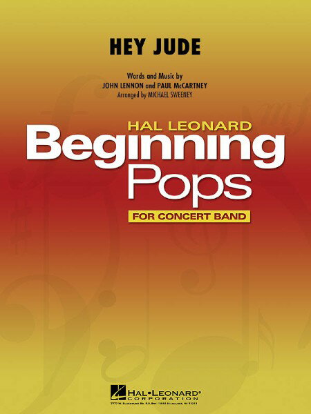楽譜 【取寄品】【取寄時、納期1週間〜10日】輸入 ヘイ・ジュード Hey Jude (arr. Sweeney) /The Beatles【沖縄・離島以外送料無料】