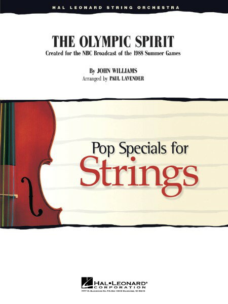 楽譜 輸入 オリンピック・スピリット The Olympic Spirit (String Orch.) /John Williams