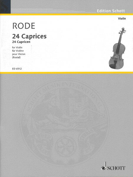 楽譜 輸入 バイオリン 24のカプリス（ヴァイオリン・ソロ） 24 Caprices (Violin) /Pierre Rode