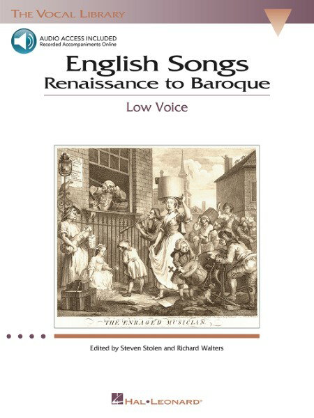 Musical Score - 楽譜 【取寄品】【取寄時、納期1週間〜10日】輸入 イギリス歌曲集〜ルネサンスからバロック（低声用） （AAC付） English Songs: Renaissance to Baroque (Low) /Various【沖縄・離島以外送料無料】