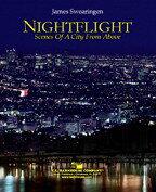 楽譜 輸入 夜間飛行：上空からの都市の夜景 Nightflight (Scenes of a City from Above) /James Swearingen