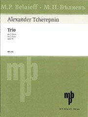 楽譜 輸入 フルートアンサンブル 三重奏曲 作品59 （Flute Trio） Trio Op. 59 /Alexander Tcherepnin