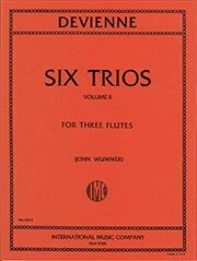楽譜 輸入 フルートアンサンブル 6つの三重奏曲 第2巻（第4番〜第6番） （スコア無） Six Trios: Volume II (Flute Trio) /Francois Devienne