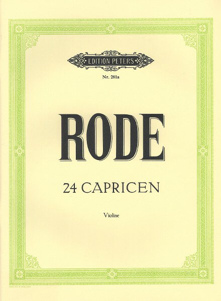 楽譜 輸入 バイオリン 24のカプリス 24 Caprices (Violin) /Pierre Rode