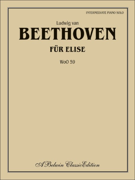  ڼʡۡڼǼ1֡10͢ ꡼ΤˡʥԥΥ Fur Elise (WoO 59) /Ludwig van Beethoven