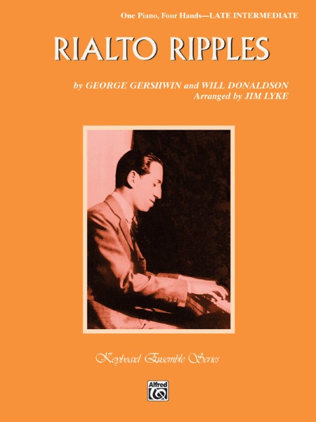 楽譜 輸入 リアルト・リップルズ（1P4H） Rialto Ripples (Rag) (1 Piano 4 Hands) /Gershwin