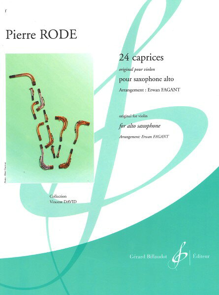 楽譜 輸入 アルトサックスソロ 24のカプリス 24 Caprices (Alto Saxophone) /Pierre Rode