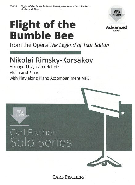 楽譜 【取寄品】【取寄時、納期1週間〜10日】輸入 バイオリンソロ 熊蜂の飛行 （Violin ＆ Piano） （オーディオ・アクセス・コード付） Flight of the Bumble Bee /Nikolai Rimsky Korsakov【メール便を選択の場合送料無料】