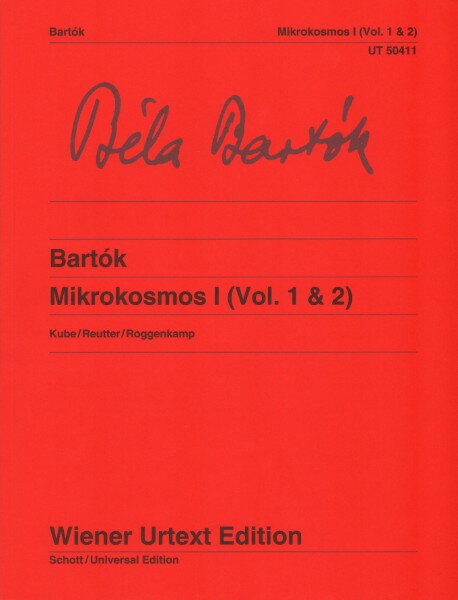楽譜 【取寄品】【取寄時、納期1週間〜10日】輸入 ミクロコスモス 第1集（第1巻＆第2巻） Mikrokosmos Band 1 (Vol. 1 & 2) /Bela Bartok【沖縄・離島以外送料無料】