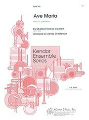 楽譜 【取寄品】【取寄時、納期1週間～10日】輸入 フルートアンサンブル アヴェ・マリア Ave Maria (Flute Trio) /Gounod【メール便を選択の場合送料無料】