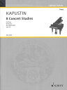 楽譜 【取寄品】【取寄時、納期1週間~10日】輸入 8つの演奏会用練習曲 Op. 40 (ピアノソロ) Eight Concert Studies Op. 40 /Nikolai Kapustin【沖縄・離島以外送料無料】