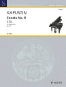 楽譜 【取寄品】【取寄時、納期1週間~10日】輸入 ピアノ・ソナタ 第8番 Op. 77 Sonata No. 8 Op. 77 /Nikolai Kapustin【沖縄・離島以外送料無料】
