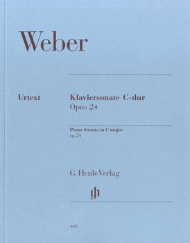 楽譜 【取寄品】GYP00005280 ウェーバー ピアノ・ソナタ第1番ハ長調OP.24 原典版/ピアノ・ソロ/WEBER SONATE NR.1 C-DUR OP.24【沖縄・離島以外送料無料】