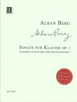 楽譜 【取寄品】ベルク : ピアノ・ソナタ Op.1【沖縄・離島以外送料無料】
