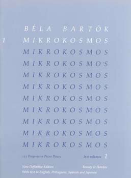 楽譜 バルトーク : ミクロコスモス 第1巻(日本語付)