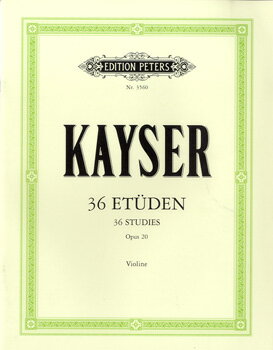 楽譜 GYS00072177 カイザー : 初歩的で発展的な練習曲 Op.20 ジット編／KAYSER: 36 ELEMENTARY AND PROGRESSIVE ST 弦楽器【メール便を選択の場合送料無料】