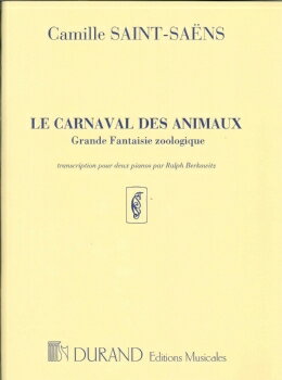 楽譜 【取寄品】サン＝サーンス 動物の謝肉祭（2台4手ピアノ版）【沖縄・離島以外送料無料】
