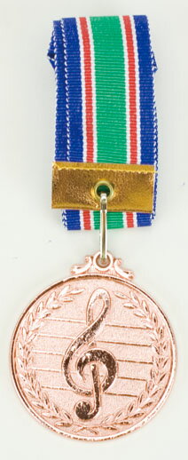 【取寄品】【取寄時、納期2週間〜4週間】A22−4−BRZ ト音メダル 銅